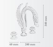 Bateria nablatowa 0217 w kształcie łabędzia