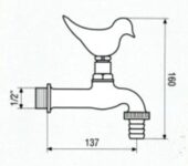 Kran mosiężny 10403