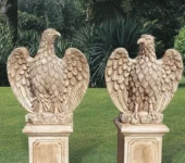 Rzeźba Para Orłów Wiktoriańskich