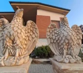 Rzeźba Para Orłów Wiktoriańskich